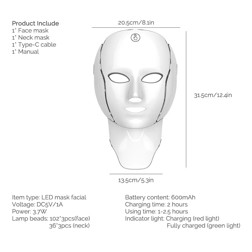 Face Neck and Mask LED Photon