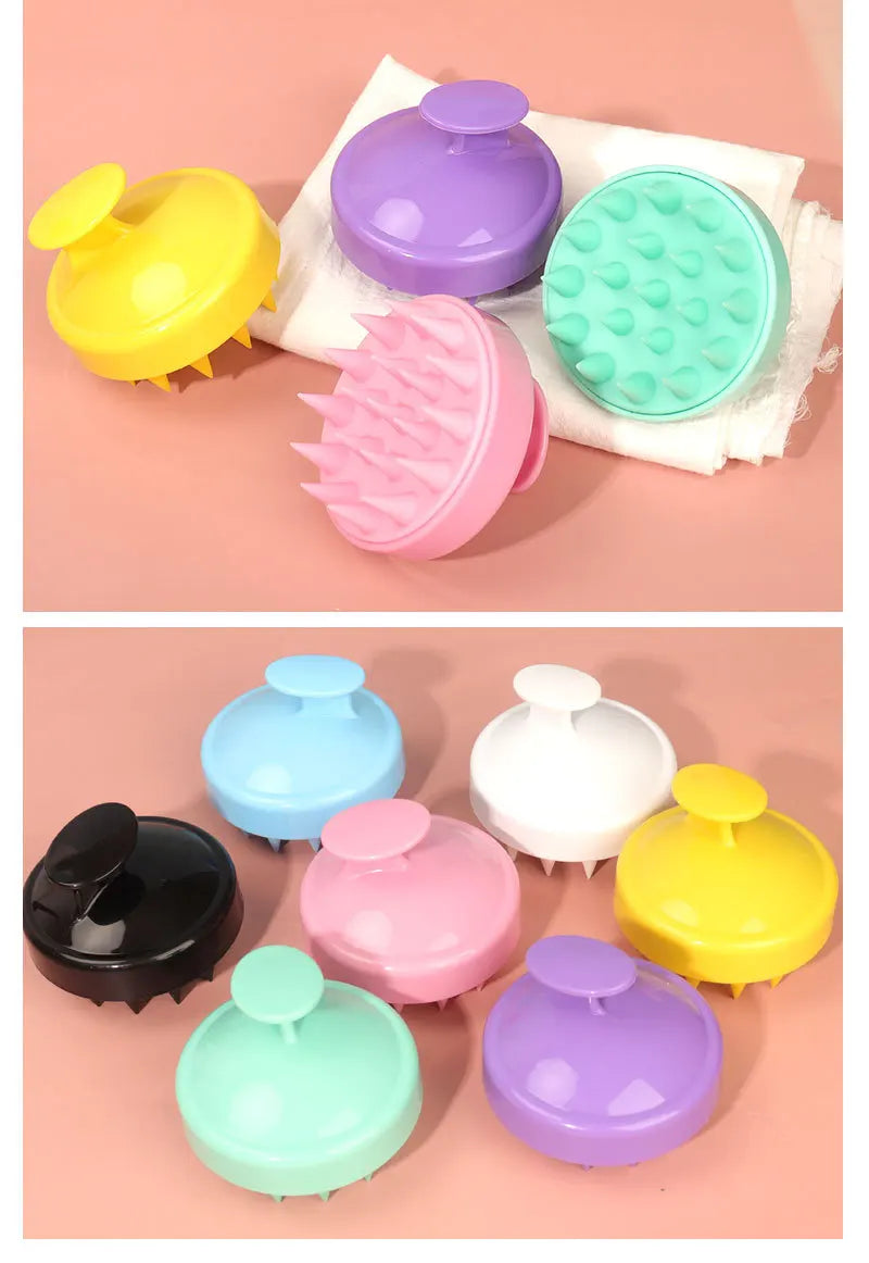 Silicone Shampoo Brush Head Scalp