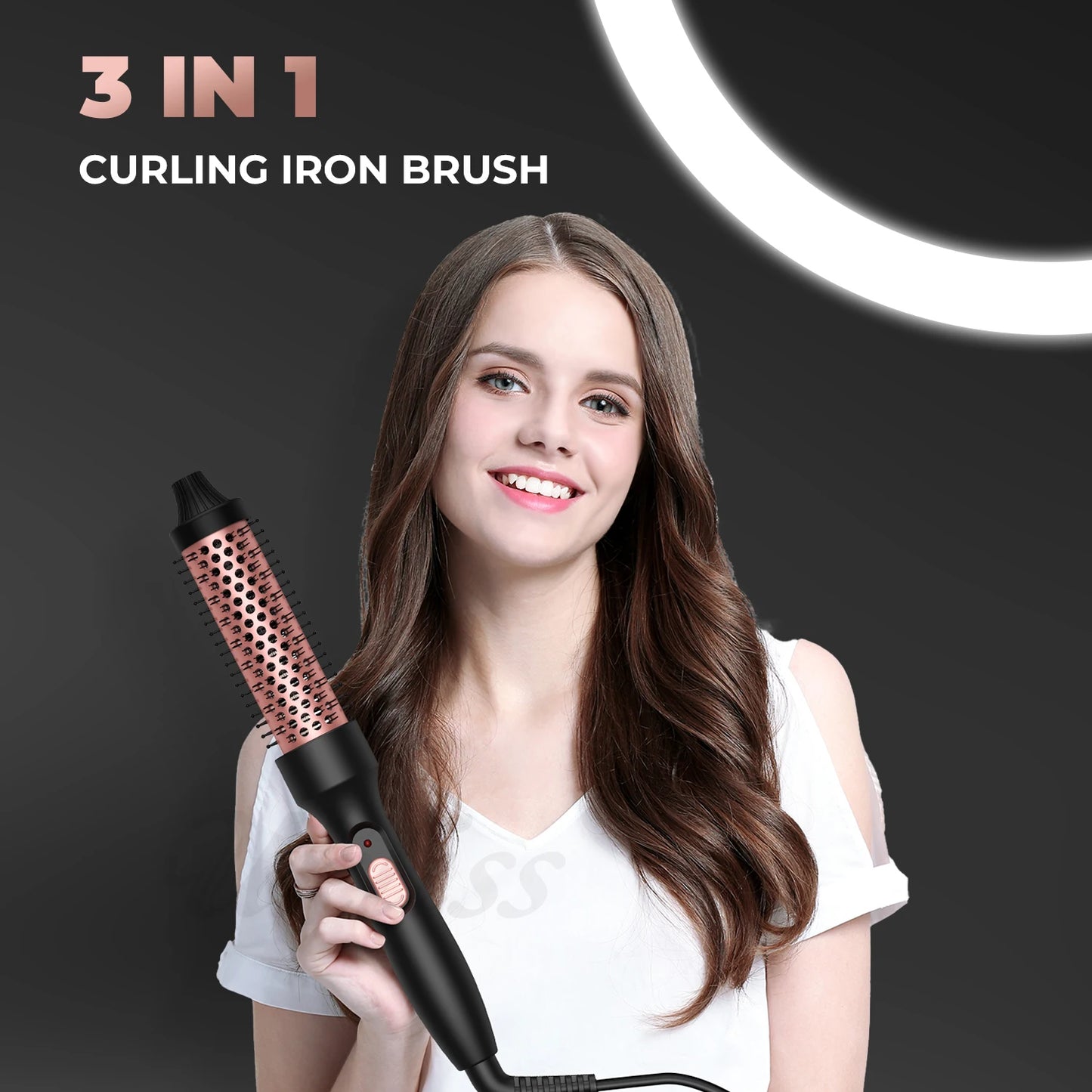Ceramic Hair Curler Brush