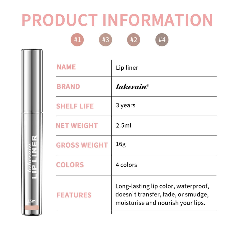 Waterproof Lip Liner Peel