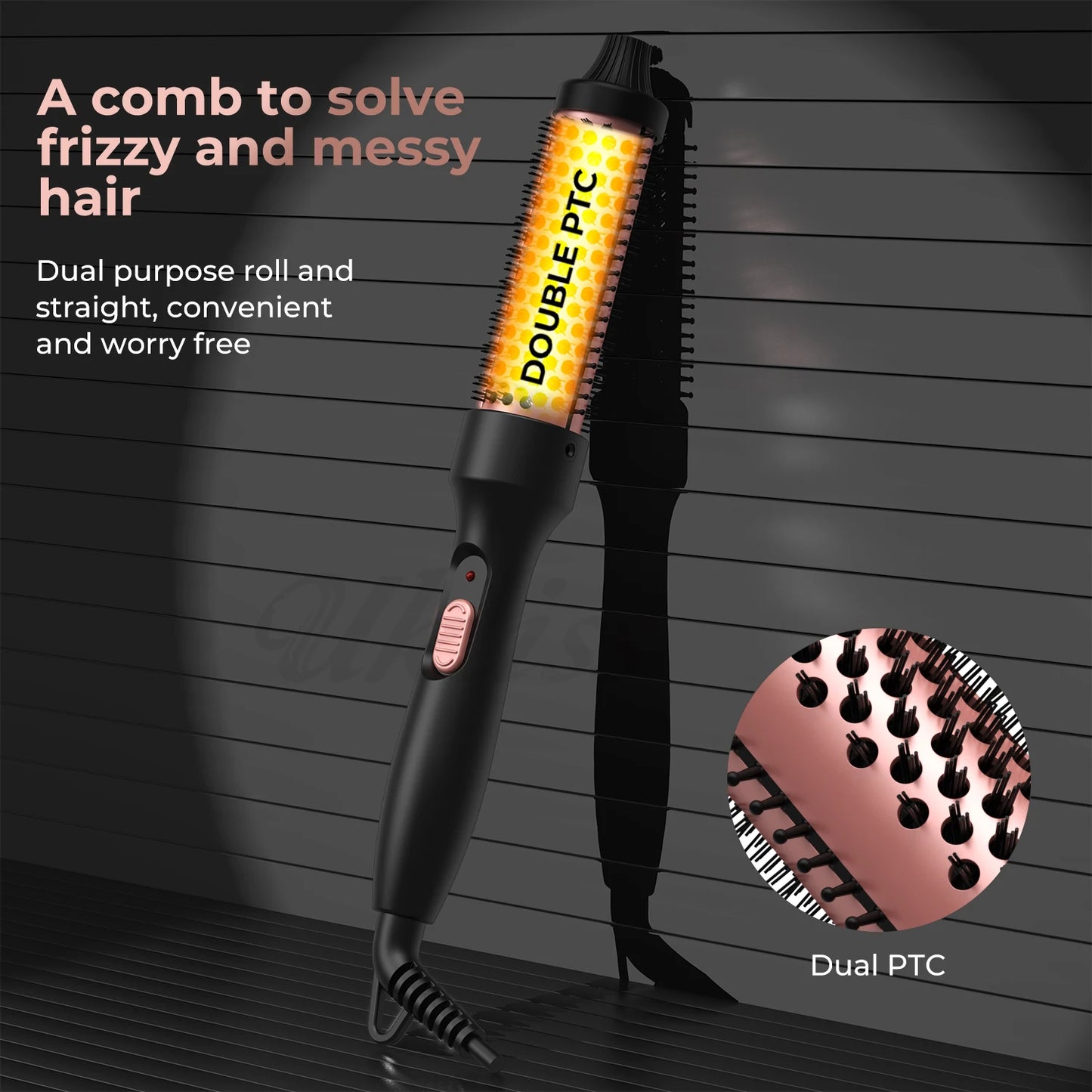 Ceramic Hair Curler Brush