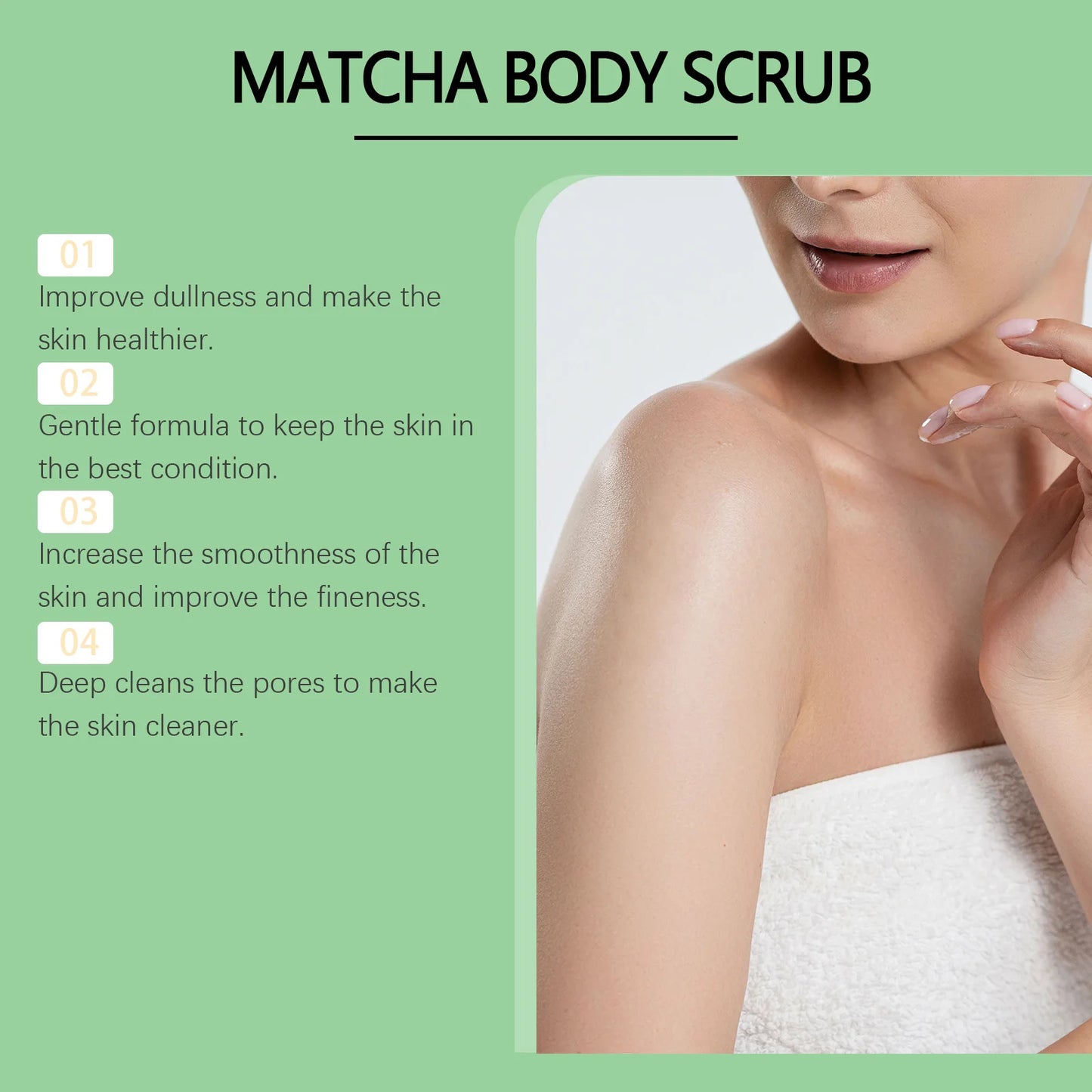 Matcha Sea Salt Body Scrub