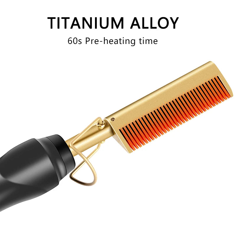Electric Hot Heating Comb Hair