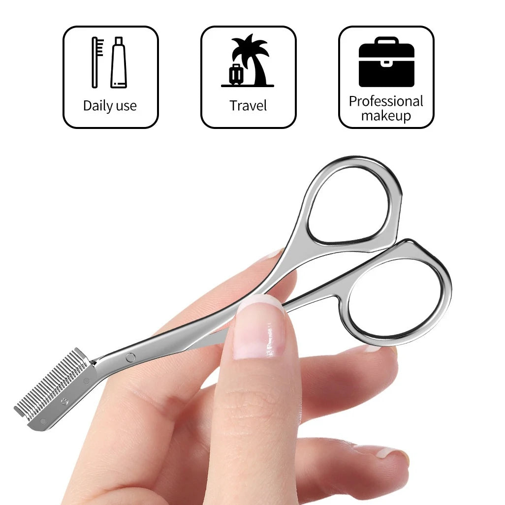 Stainless Steel Eyebrow Scissors