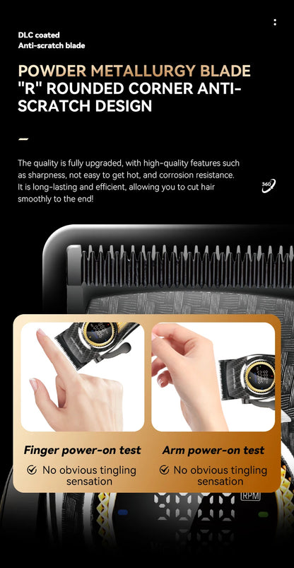 Kemei Professional Electric Hair Clipper Kit