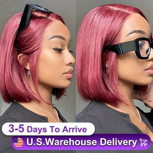 Bob Wig Human Hair 13×4 Lace Front