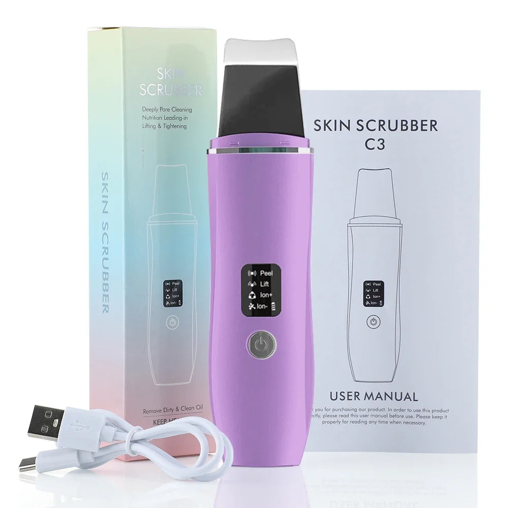 Ultrasonic Skin Scrubber Peeling