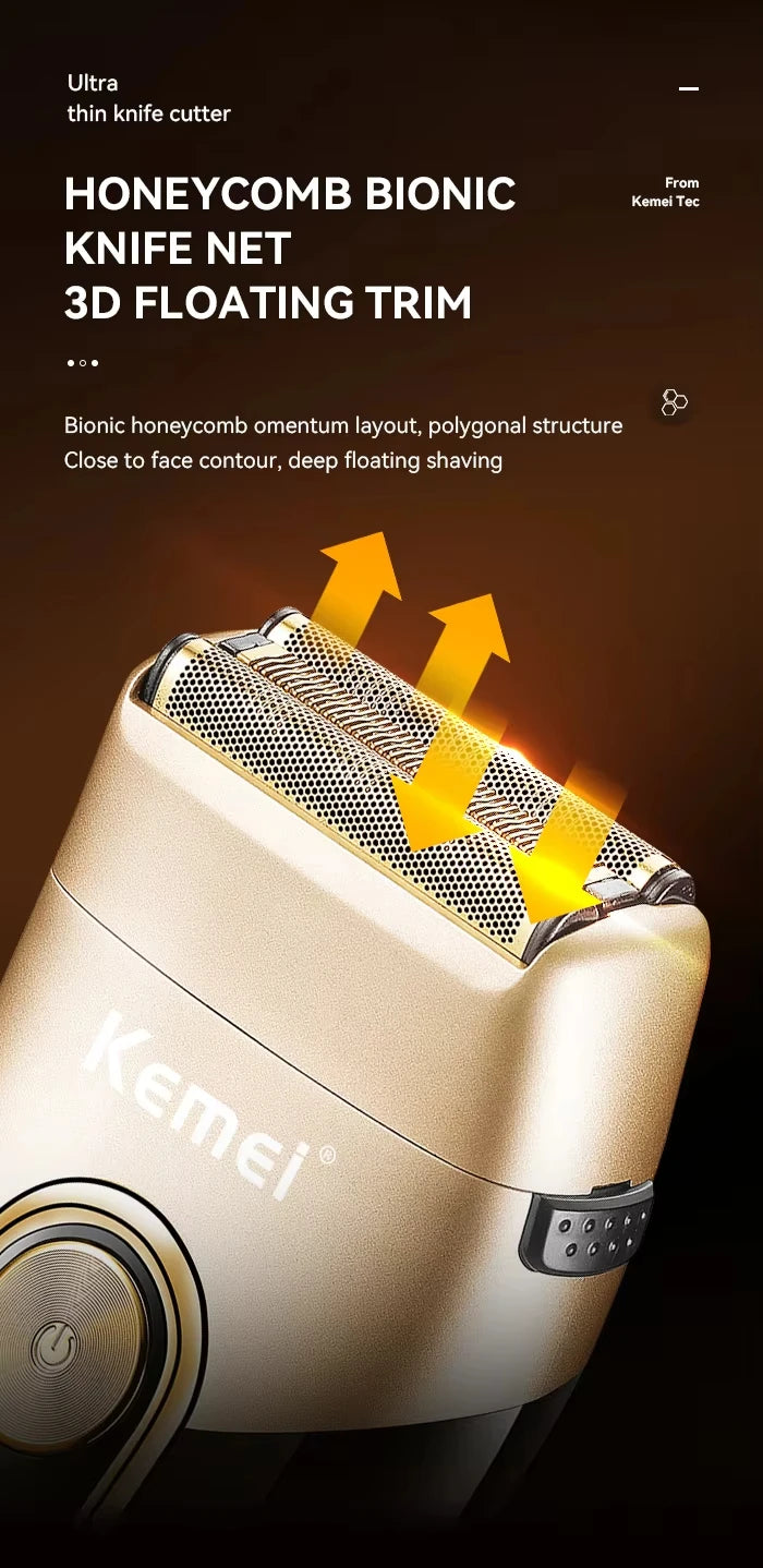 Kemei Professional Electric Hair Clipper Kit