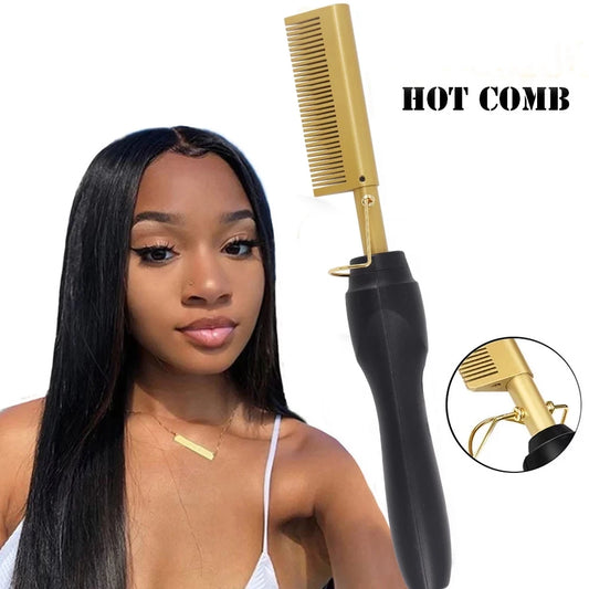 Electric Hot Heating Comb Hair