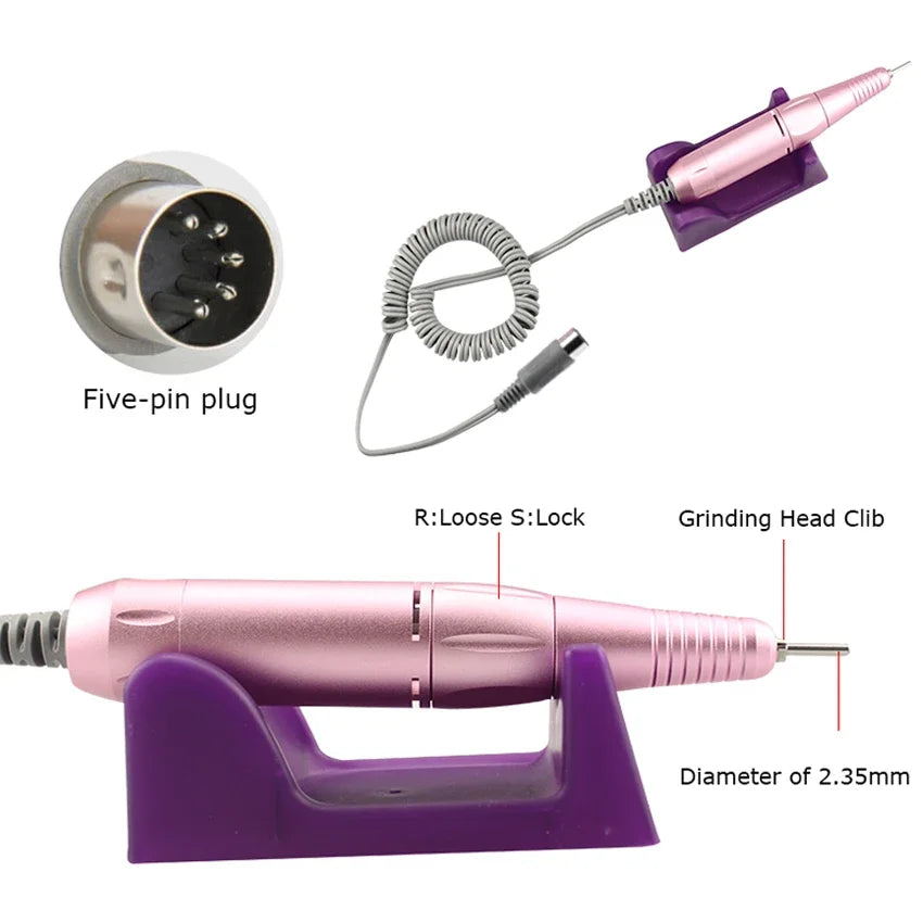 Professional Electric Nail Drill Handle