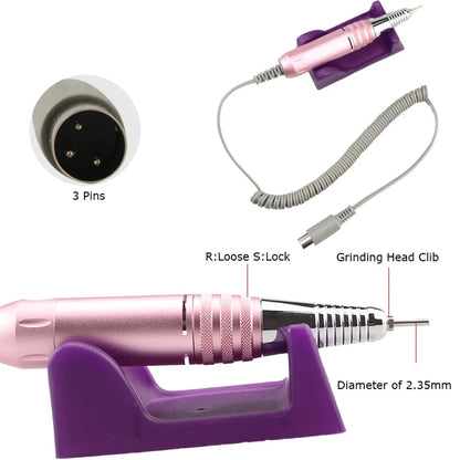 Professional Electric Nail Drill Handle