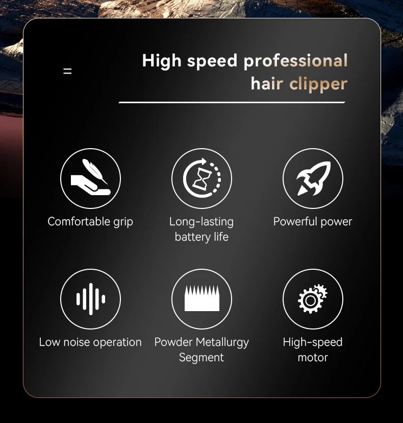 Kemei Professional Electric Hair Clipper Kit