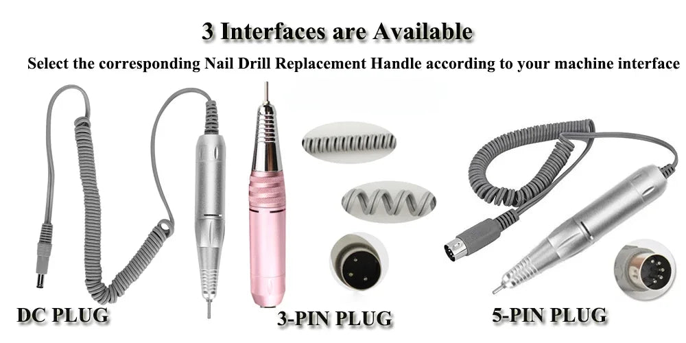 Professional Electric Nail Drill Handle