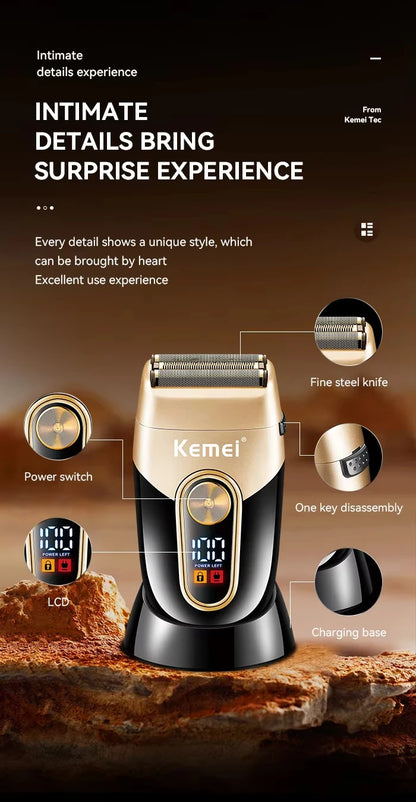 Kemei Professional Electric Hair Clipper Kit
