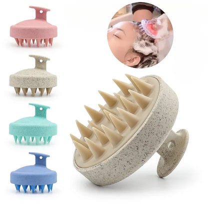 Silicone Shampoo Brush Head Scalp