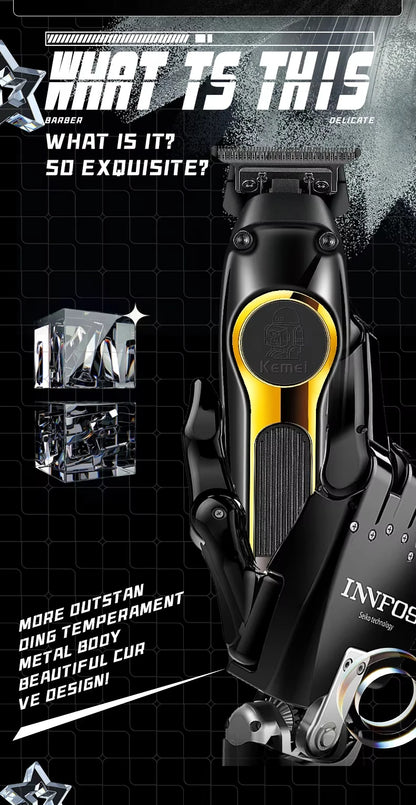 Kemei Professional Electric Hair Clipper Kit