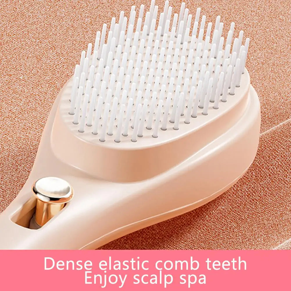Self-Cleaning Hair Massage Comb