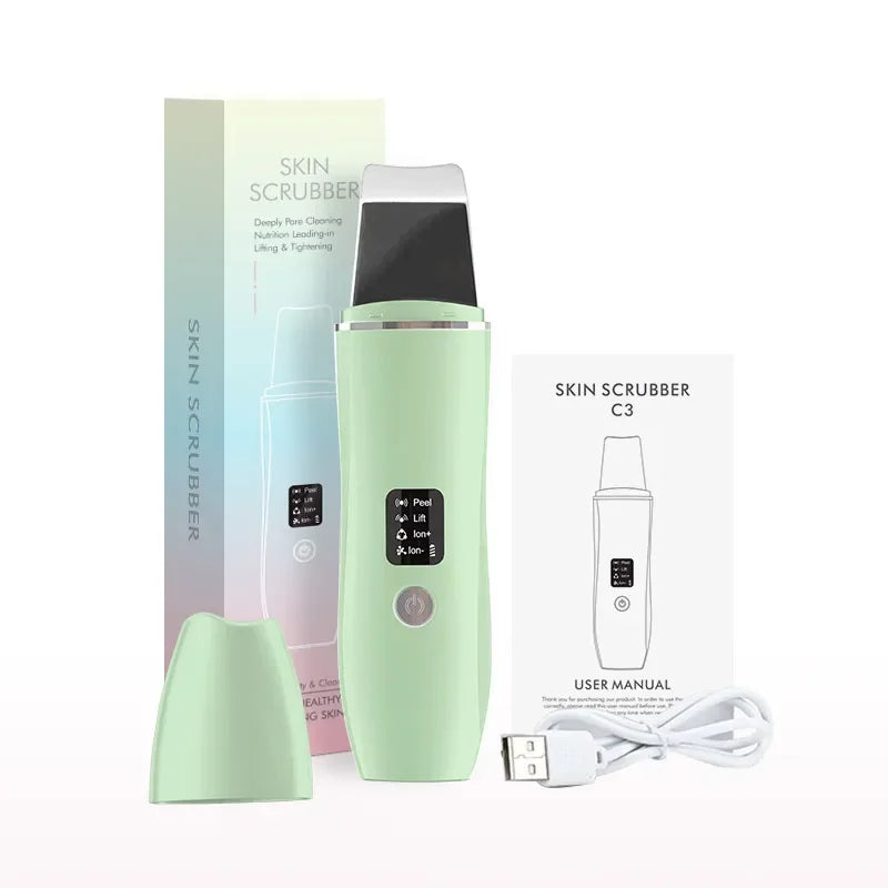 Ultrasonic Skin Scrubber Peeling
