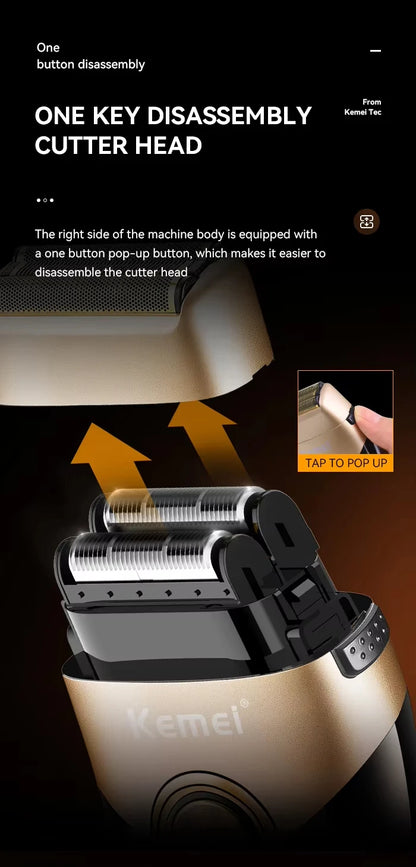 Kemei Professional Electric Hair Clipper Kit