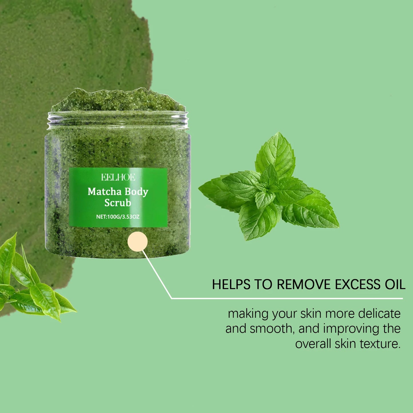 Matcha Sea Salt Body Scrub