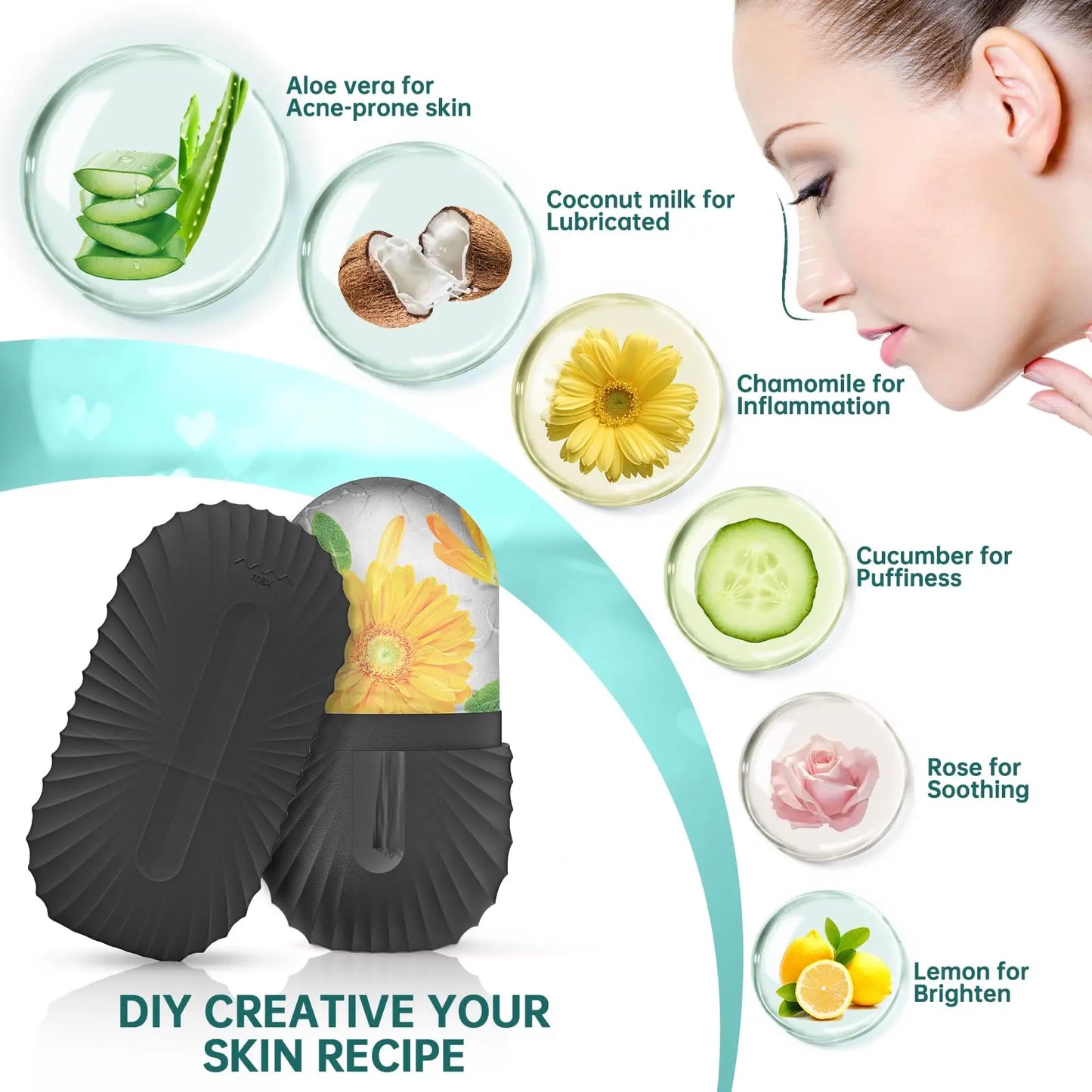 Face Roller Skincare Kit