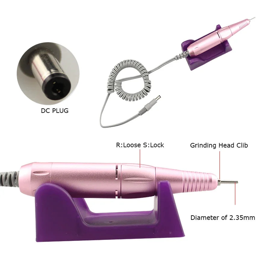 Professional Electric Nail Drill Handle