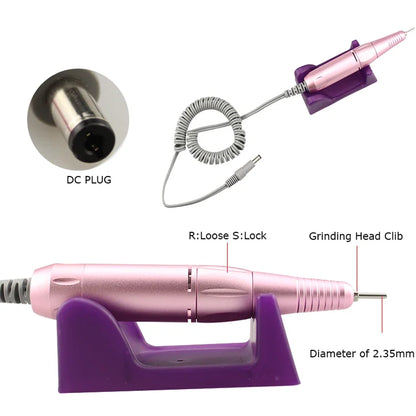 Professional Electric Nail Drill Handle
