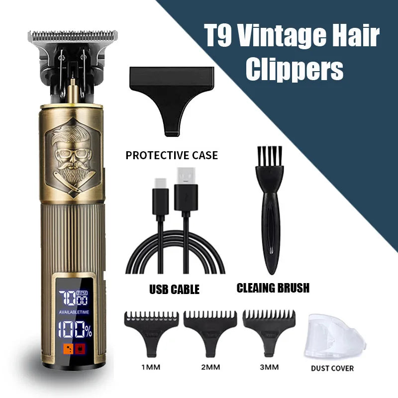 Professional Electric T9 Hair Clipper