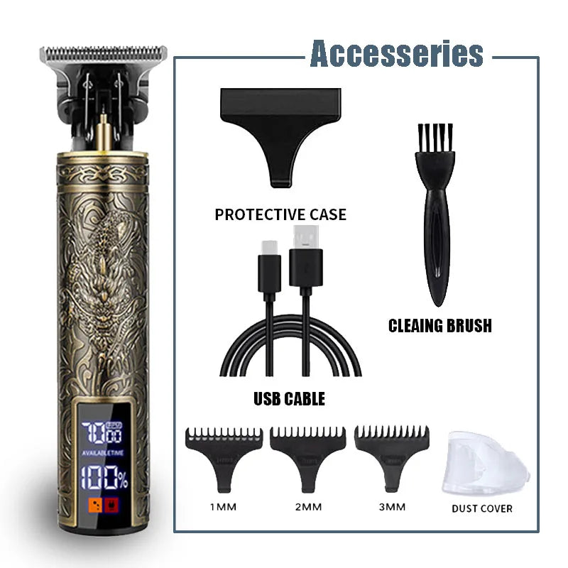 Professional Electric T9 Hair Clipper