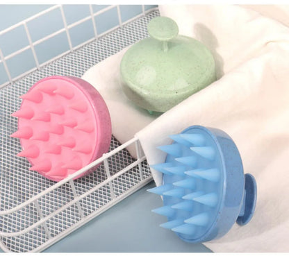 Silicone Shampoo Brush Head Scalp