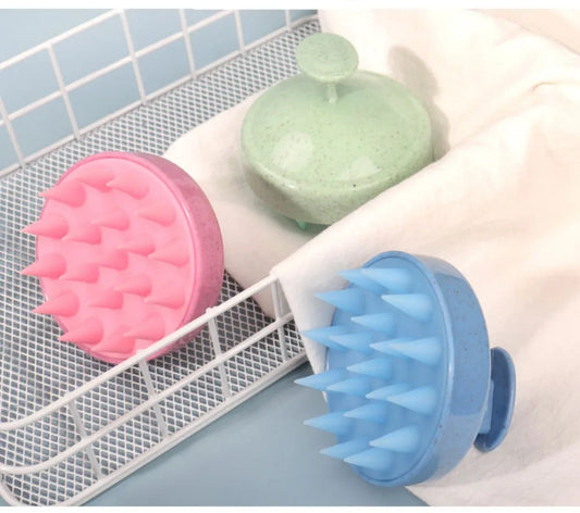 Silicone Shampoo Brush Head Scalp