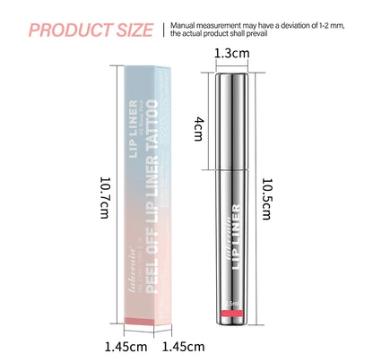 Waterproof Lip Liner Peel