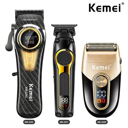 Kemei Professional Electric Hair Clipper Kit