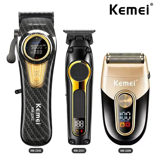 Kemei Professional Electric Hair Clipper Kit