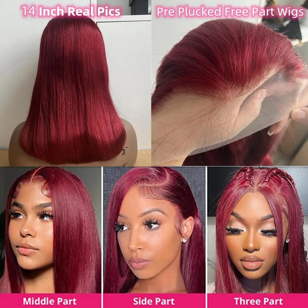 Bob Wig Human Hair 13×4 Lace Front