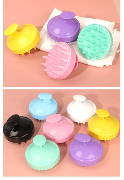 Silicone Shampoo Brush Head Scalp