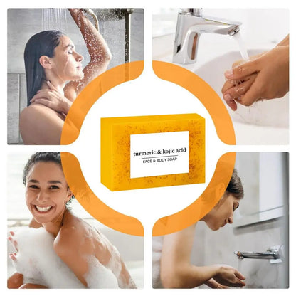 Body soap bar Brightening Lemon Turmeric