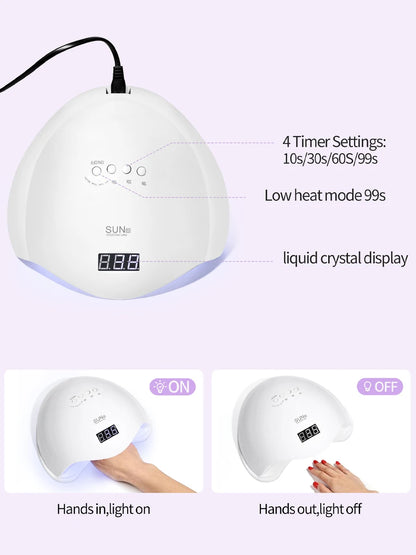 UV LED Nail Lamp 48W
