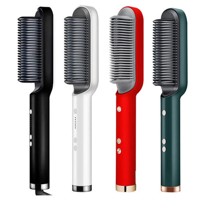 Multifunctional Hair Straightener Curler Brush