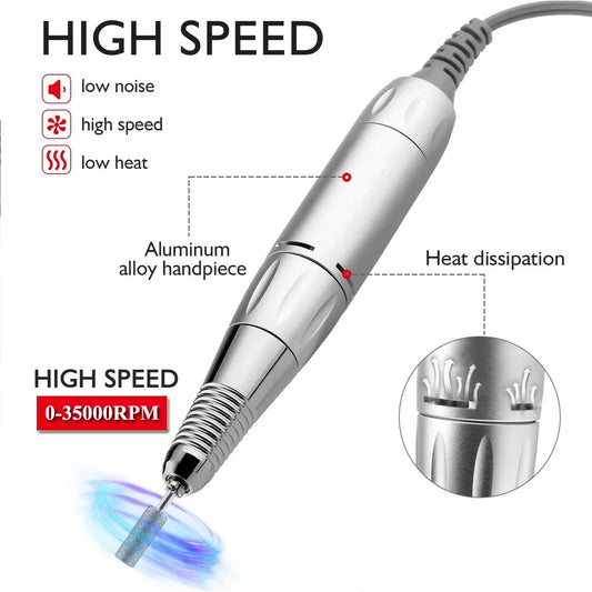 Professional Electric Nail Drill Handle
