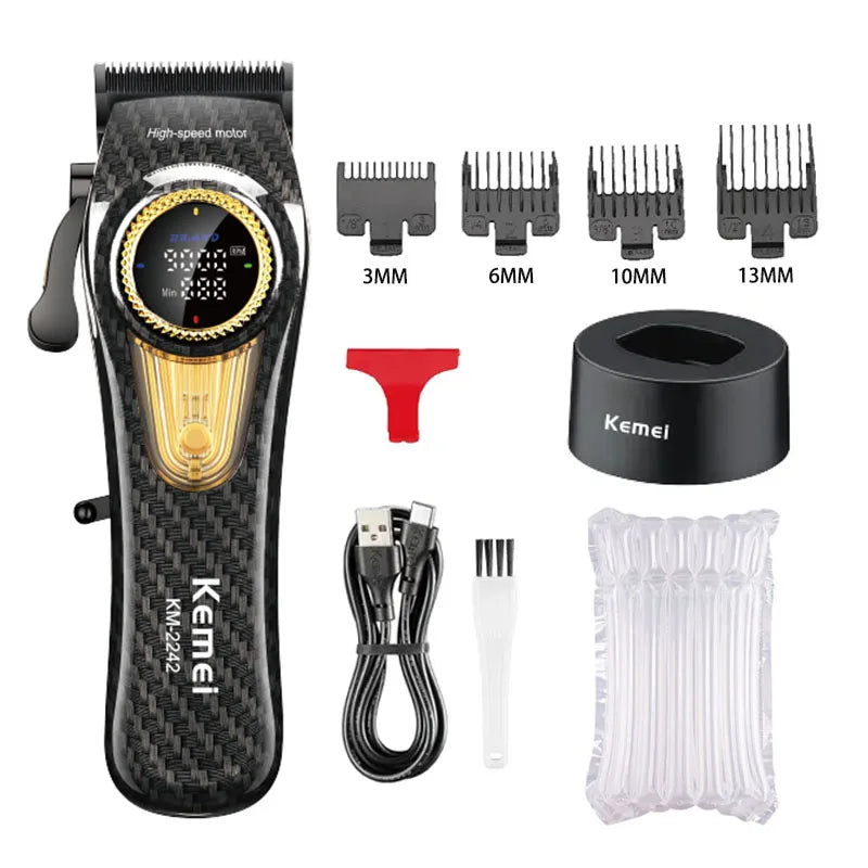 Kemei Professional Electric Hair Clipper Kit
