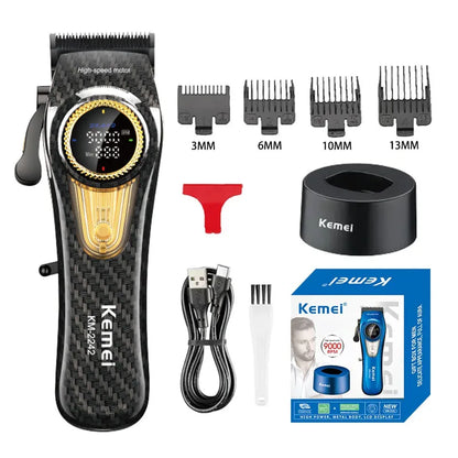 Kemei Professional Electric Hair Clipper Kit