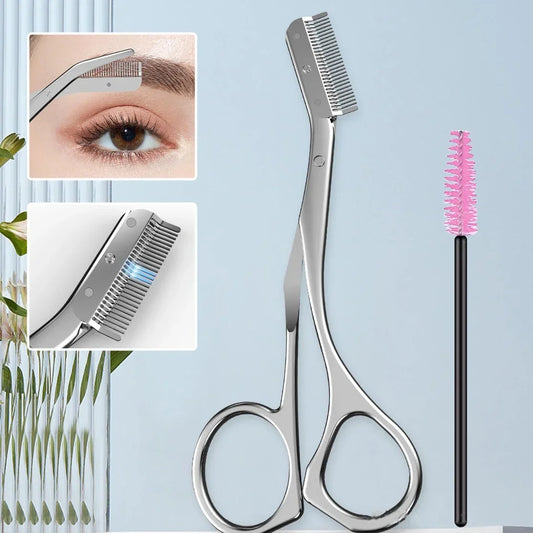Stainless Steel Eyebrow Scissors