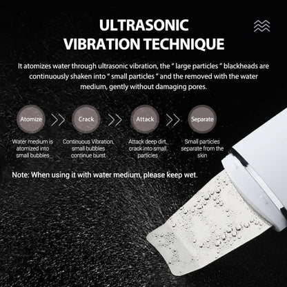 Ultrasonic Skin Scrubber Peeling