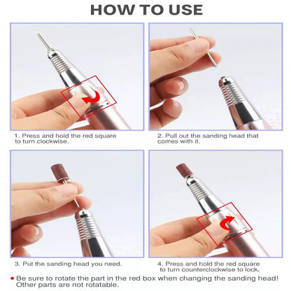 Professional Electric Nail Drill Handle