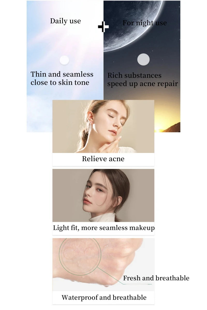 Hydrogel Acne Patch Invisible Closed Mouth