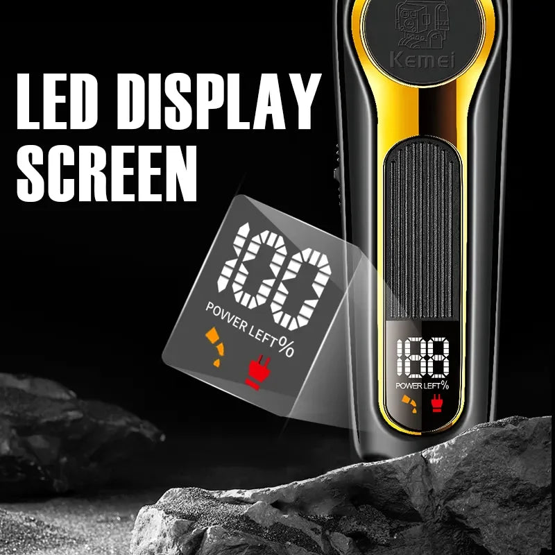 Kemei Professional Electric Hair Clipper Kit