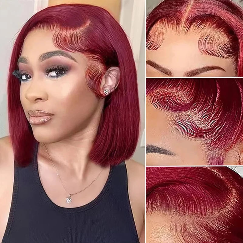 Bob Wig Human Hair 13×4 Lace Front