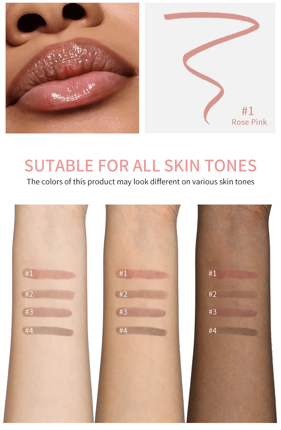 Waterproof Lip Liner Peel