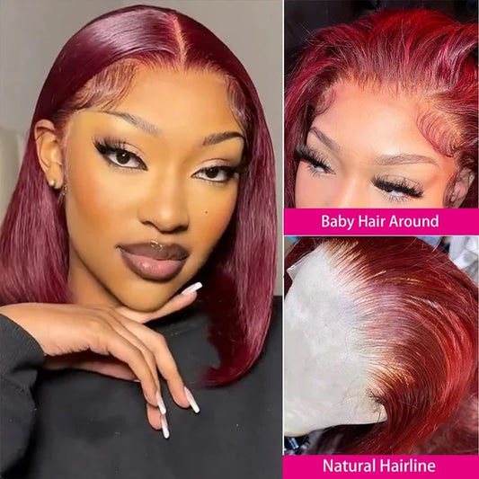 Bob Wig Human Hair 13×4 Lace Front
